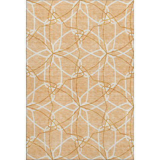Piper Looms Mayfield Geometric AMF950 Peach Machine Washable Area Rug main image