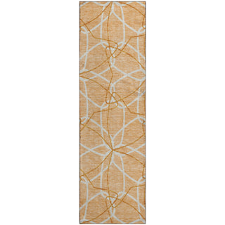 Piper Looms Mayfield Geometric AMF950 Peach Machine Washable Area Rug Runner Main Image