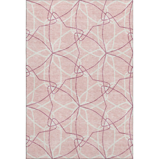 Piper Looms Mayfield Geometric AMF950 Pink Machine Washable Area Rug main image