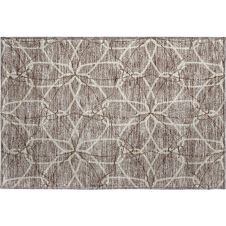 Piper Looms Mayfield Geometric AMF950 Taupe Machine Washable Area Rug Scatter Main Image
