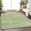 Piper Looms Mayfield Stripes AMF951 Aloe Machine Washable Area Rug Lifestyle Image Feature