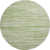 Piper Looms Mayfield Stripes AMF951 Aloe Machine Washable Area Rug Round Main Image