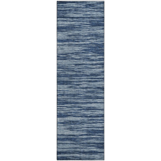 Piper Looms Mayfield Stripes AMF951 Blue Machine Washable Area Rug Runner Main Image
