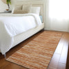 Piper Looms Mayfield Stripes AMF951 Copper Machine Washable Area Rug Runner Lifestyle Image Feature