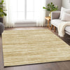 Piper Looms Mayfield Stripes AMF951 Gold Machine Washable Area Rug Lifestyle Image Feature