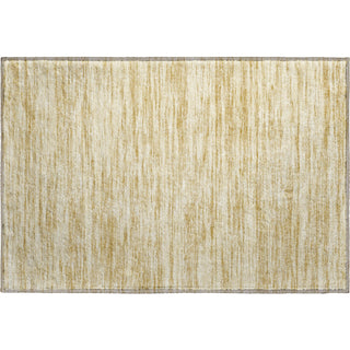 Piper Looms Mayfield Stripes AMF951 Gold Machine Washable Area Rug Scatter Main Image