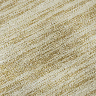 Piper Looms Mayfield Stripes AMF951 Gold Machine Washable Area Rug Swatch Image