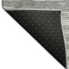Piper Looms Mayfield Stripes AMF951 Gray Machine Washable Area Rug Backing Image