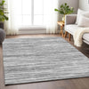 Piper Looms Mayfield Stripes AMF951 Gray Machine Washable Area Rug Lifestyle Image Feature