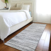 Piper Looms Mayfield Stripes AMF951 Gray Machine Washable Area Rug Runner Lifestyle Image Feature