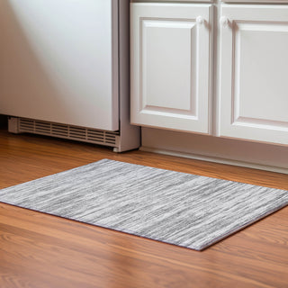 Piper Looms Mayfield Stripes AMF951 Gray Machine Washable Area Rug Scatter Lifestyle Image Feature