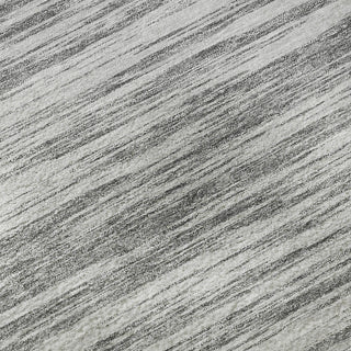 Piper Looms Mayfield Stripes AMF951 Gray Machine Washable Area Rug Swatch Image