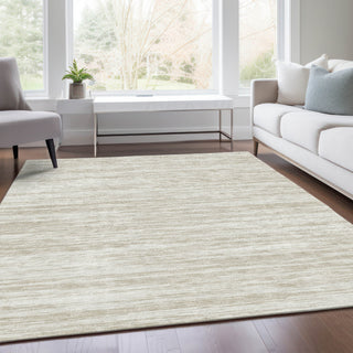 Piper Looms Mayfield Stripes AMF951 Ivory Machine Washable Area Rug Lifestyle Image Feature