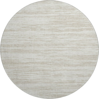 Piper Looms Mayfield Stripes AMF951 Ivory Machine Washable Area Rug Round Main Image