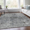 Piper Looms Mayfield Abstract AMF953 Gray Machine Washable Area Rug Lifestyle Image Feature
