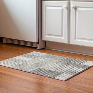 Piper Looms Mayfield Stripes AMF954 Beige Machine Washable Area Rug Scatter Lifestyle Image Feature