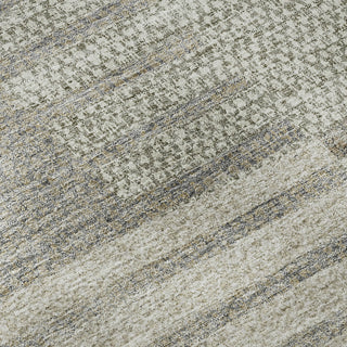 Piper Looms Mayfield Stripes AMF954 Beige Machine Washable Area Rug Swatch Image