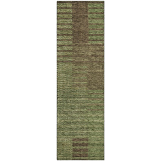 Piper Looms Mayfield Stripes AMF954 Mocha Machine Washable Area Rug Runner Main Image