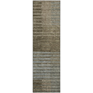 Piper Looms Mayfield Stripes AMF954 Taupe Machine Washable Area Rug Runner Main Image