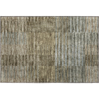 Piper Looms Mayfield Stripes AMF954 Taupe Machine Washable Area Rug Scatter Main Image