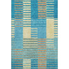 Piper Looms Mayfield Stripes AMF954 Teal Machine Washable Area Rug main image