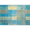 Piper Looms Mayfield Stripes AMF954 Teal Machine Washable Area Rug Scatter Main Image
