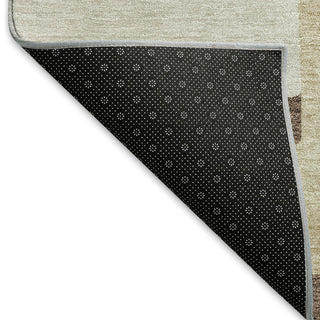 Piper Looms Mayfield Geometric AMF955 Brown Machine Washable Area Rug Backing Image