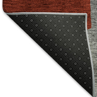 Piper Looms Mayfield Geometric AMF955 Gray Machine Washable Area Rug Backing Image