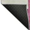 Piper Looms Mayfield Geometric AMF955 Pink Machine Washable Area Rug Backing Image