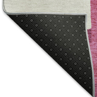 Piper Looms Mayfield Geometric AMF955 Pink Machine Washable Area Rug Backing Image