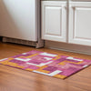 Piper Looms Mayfield Geometric AMF955 Pink Machine Washable Area Rug Scatter Lifestyle Image Feature