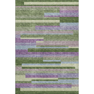 Piper Looms Mayfield Stripes AMF956 Cactus Machine Washable Area Rug main image