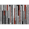 Piper Looms Mayfield Stripes AMF956 Gray Machine Washable Area Rug Scatter Main Image