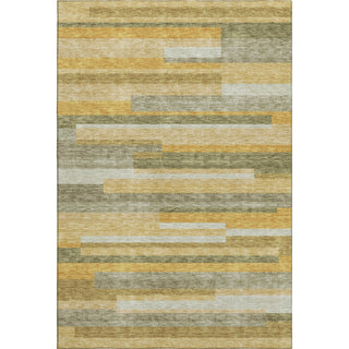 Piper Looms Mayfield Stripes AMF956 Honey Machine Washable Area Rug main image