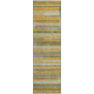 Piper Looms Mayfield Stripes AMF956 Honey Machine Washable Area Rug Runner Main Image