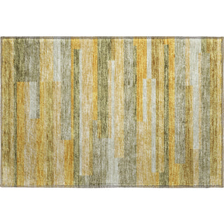 Piper Looms Mayfield Stripes AMF956 Honey Machine Washable Area Rug Scatter Main Image