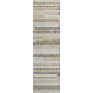 Piper Looms Mayfield Stripes AMF956 Ivory Machine Washable Area Rug Runner Main Image