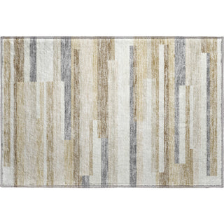 Piper Looms Mayfield Stripes AMF956 Ivory Machine Washable Area Rug Scatter Main Image