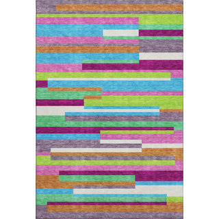 Piper Looms Mayfield Stripes AMF956 Lavender Machine Washable Area Rug main image