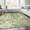 Piper Looms Mayfield Abstract AMF957 Aloe Machine Washable Area Rug Lifestyle Image Feature