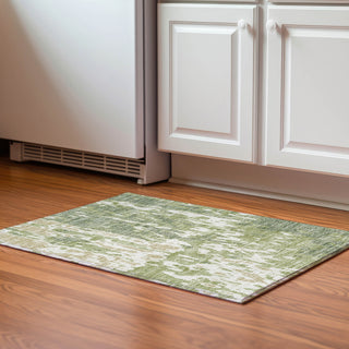 Piper Looms Mayfield Abstract AMF957 Aloe Machine Washable Area Rug Scatter Lifestyle Image Feature