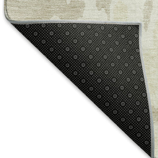 Piper Looms Mayfield Abstract AMF957 Beige Machine Washable Area Rug Backing Image