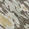Piper Looms Mayfield Abstract AMF957 Brown Machine Washable Area Rug Swatch Image