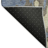 Piper Looms Mayfield Abstract AMF957 Denim Machine Washable Area Rug Backing Image