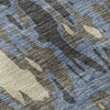 Piper Looms Mayfield Abstract AMF957 Denim Machine Washable Area Rug Swatch Image