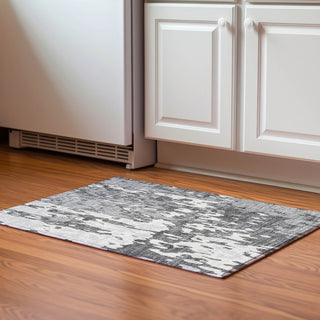 Piper Looms Mayfield Abstract AMF957 Gray Machine Washable Area Rug Scatter Lifestyle Image Feature