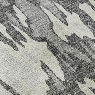Piper Looms Mayfield Abstract AMF957 Gray Machine Washable Area Rug Swatch Image