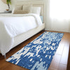 Piper Looms Mayfield Abstract AMF957 Navy Machine Washable Area Rug Runner Lifestyle Image Feature