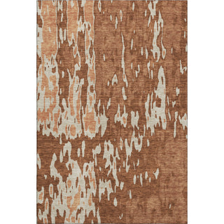 Piper Looms Mayfield Abstract AMF957 Paprika Machine Washable Area Rug main image