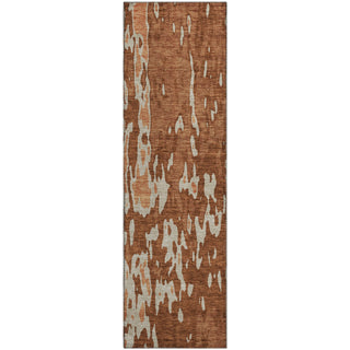 Piper Looms Mayfield Abstract AMF957 Paprika Machine Washable Area Rug Runner Main Image